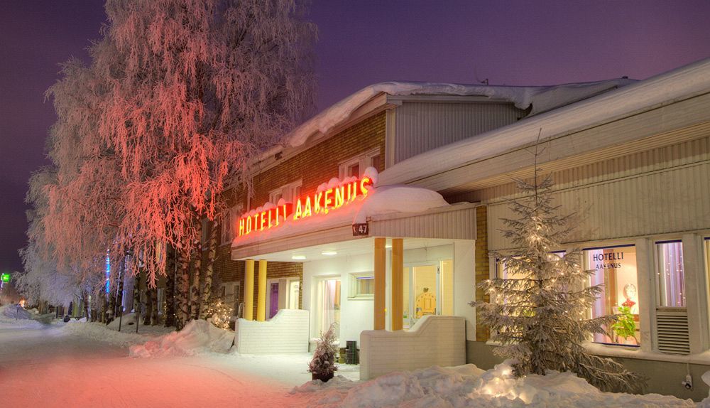 Hotel Aakenus Apartments Rovaniemi Kültér fotó